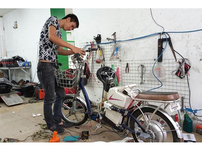 Xe đạp điện hư hỏng “tàn phế” nặng nhưng vẫn khôi phục được hoàn toàn đảm bảo Xe đạp điện hư hỏng “tàn phế” nặng nhưng vẫn khôi phục được hoàn toàn