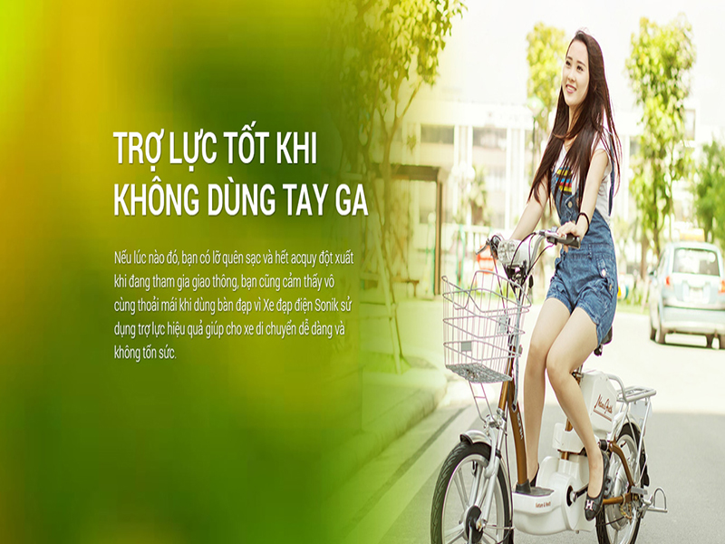 Xe đạp điện Sonik nhập khẩu Quận 7 đẹp Xe đạp điện Sonik nhập khẩu Quận 7