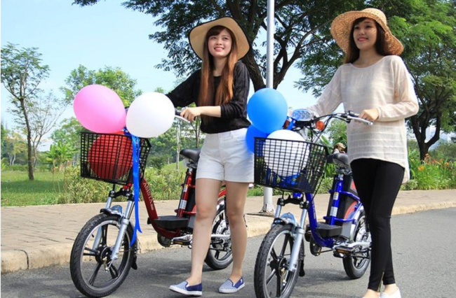 Êm ái, thoải mái với xe đạp điện Asista Bmm Êm ái, thoải mái với xe đạp điện Asista Bmm