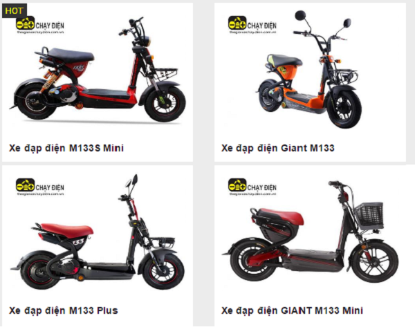 Thu mua các loại xe đạp điện tại Đài Loan