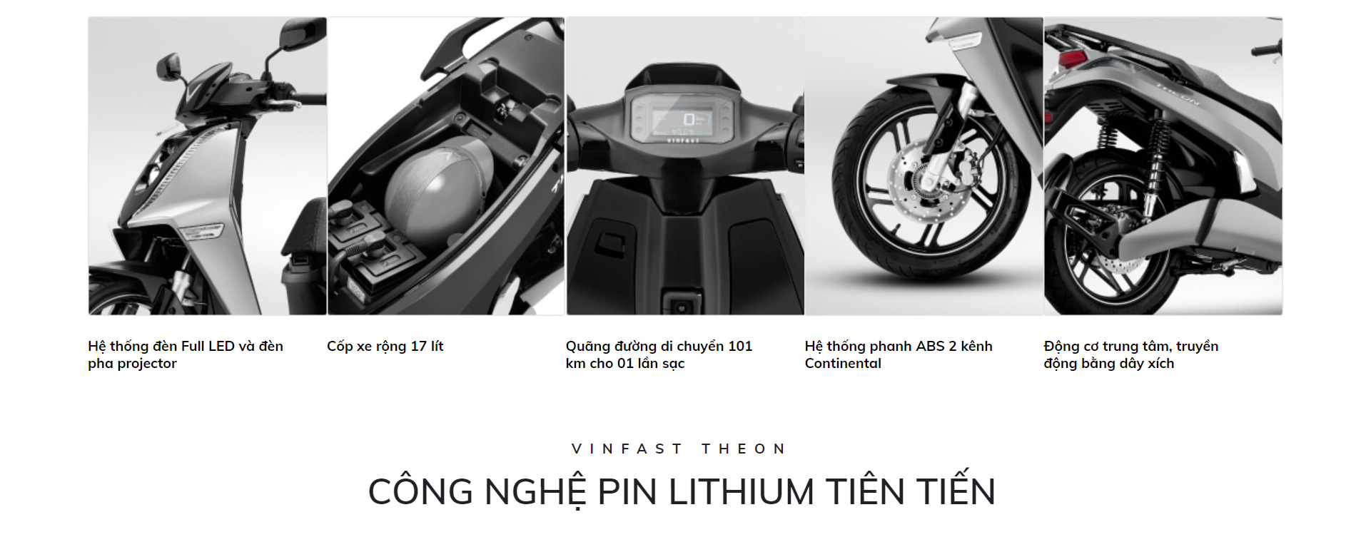 Xe máy điện Vinfast Theon