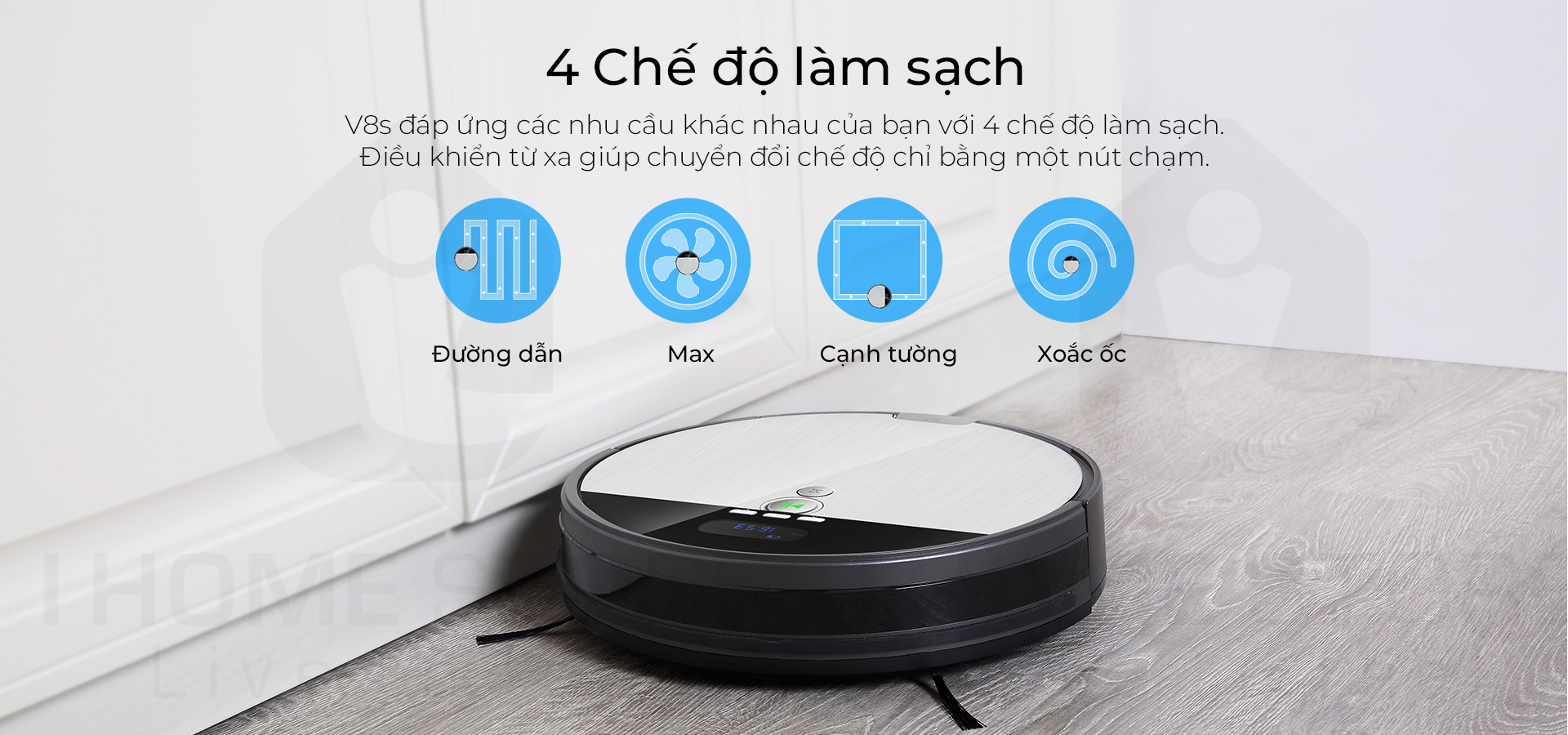 Robot hút bụi lau nhà iLife V8S