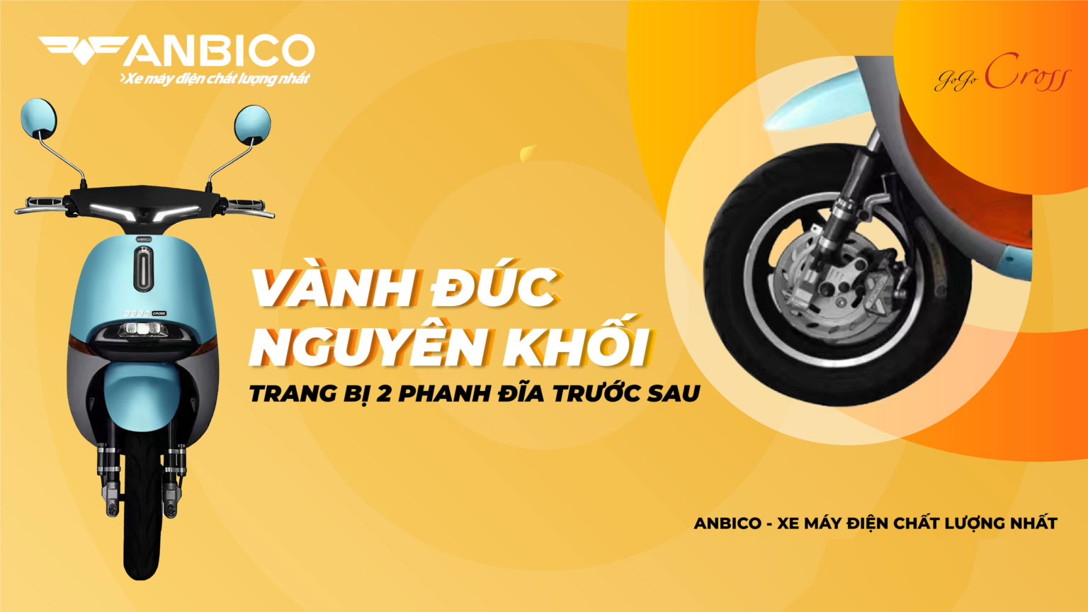 Xe máy điện Anbico Gogo Cross