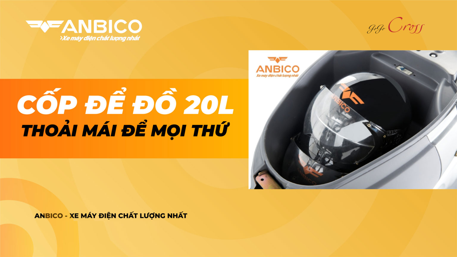 Xe máy điện Anbico Gogo Cross