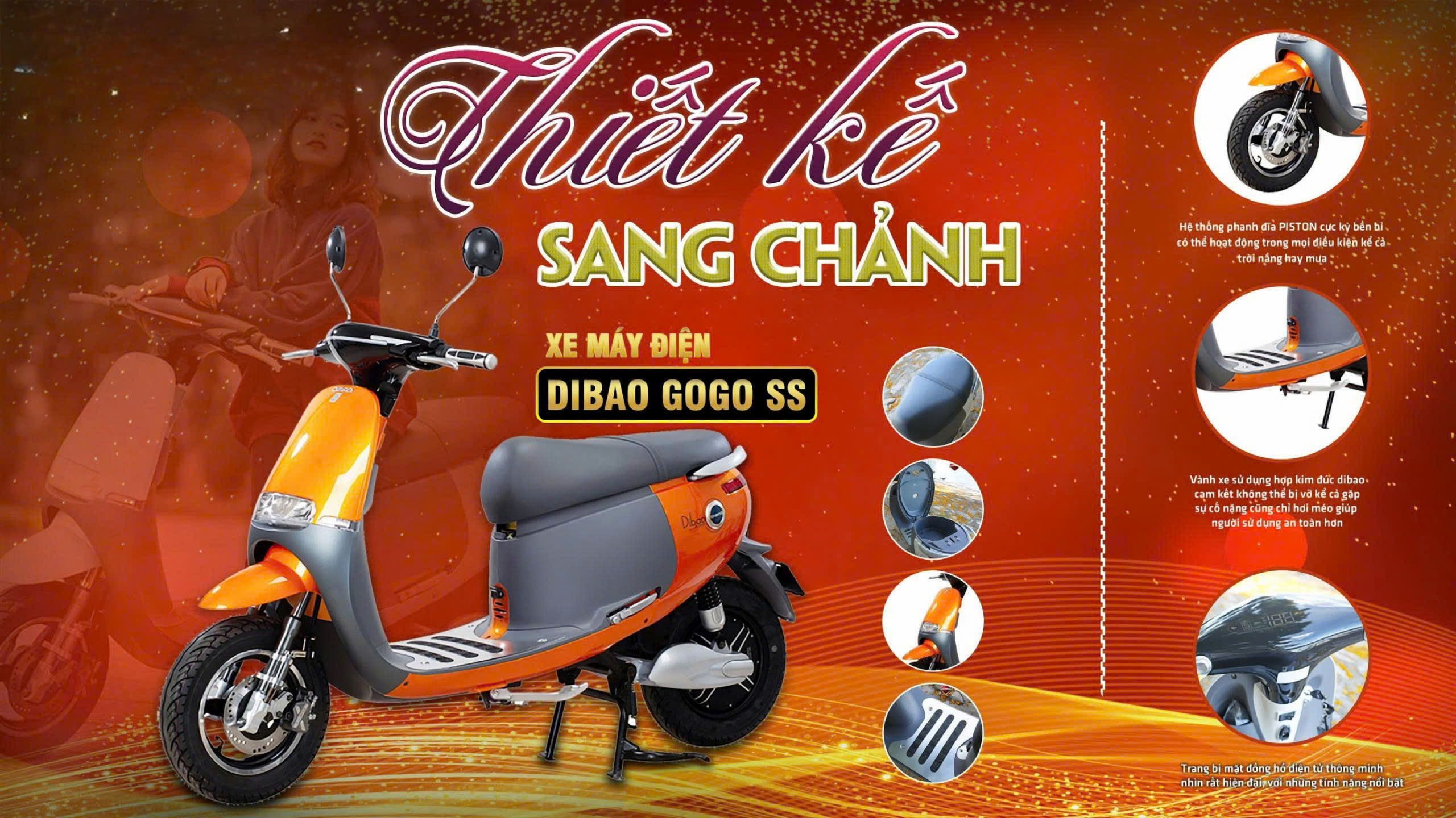 Xe máy điện Dibao Gogo S4