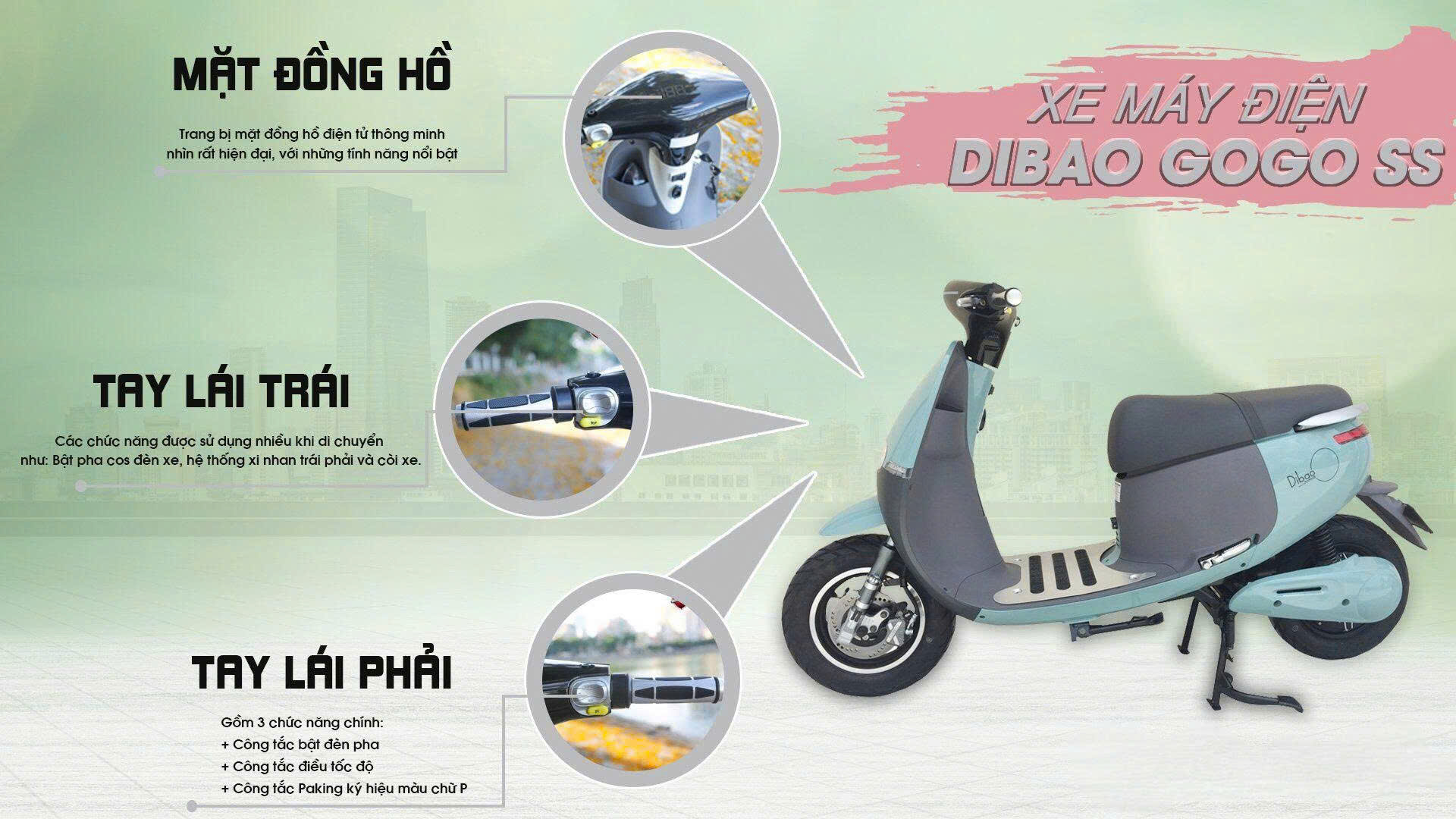 Xe máy điện Dibao Gogo S4