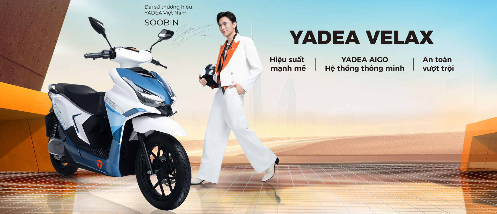 Xe máy điện YADEA VELAX SOOBIN