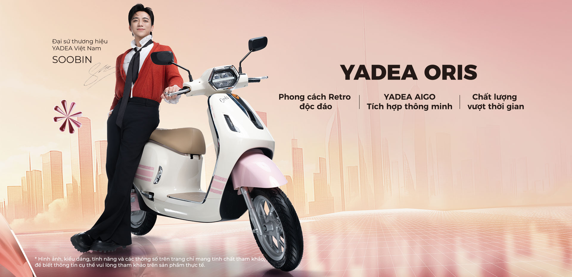 Xe máy điện YADEA ORIS SOOBIN