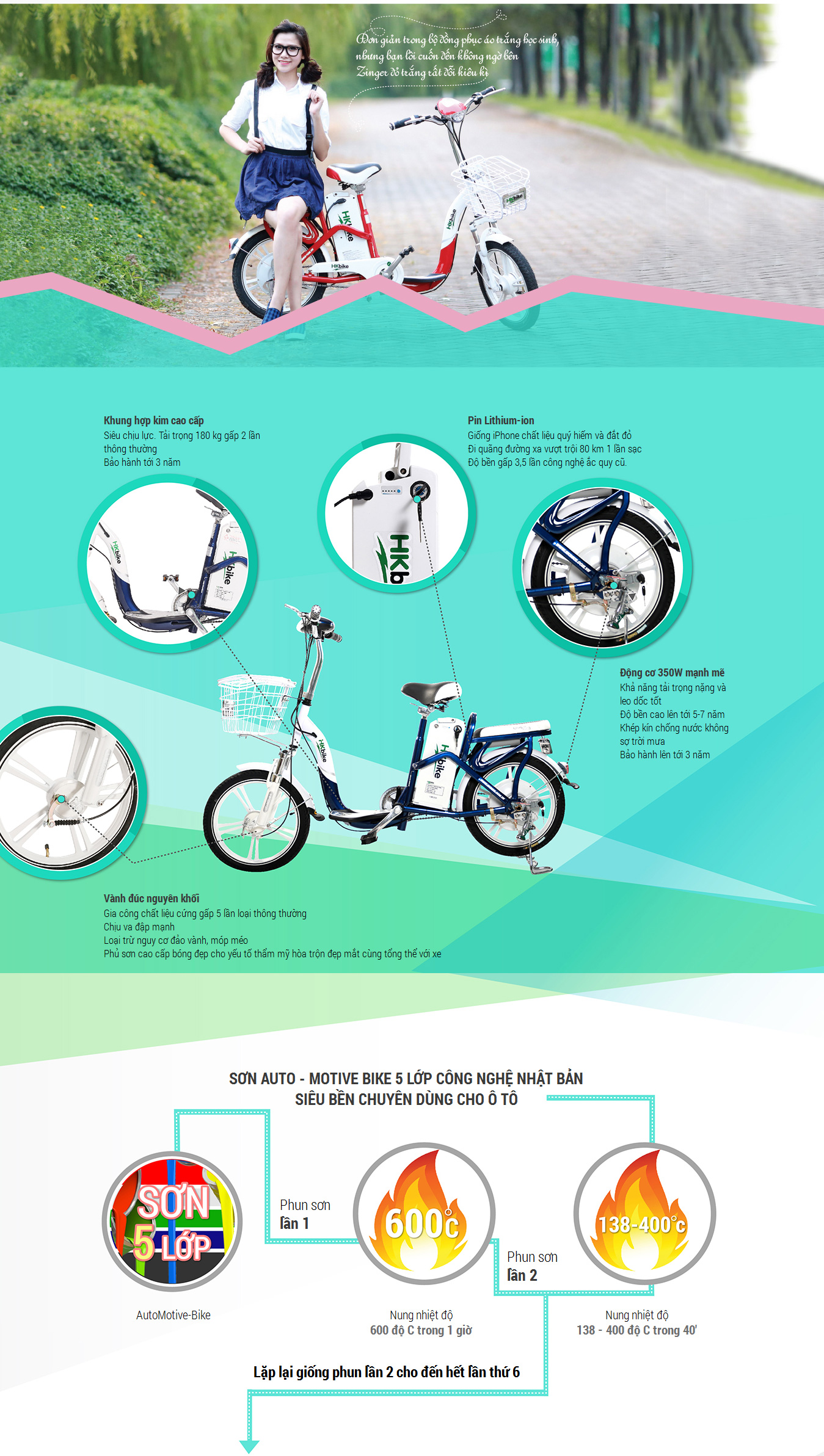 Xe đạp điện Hkbike Zinger Extra