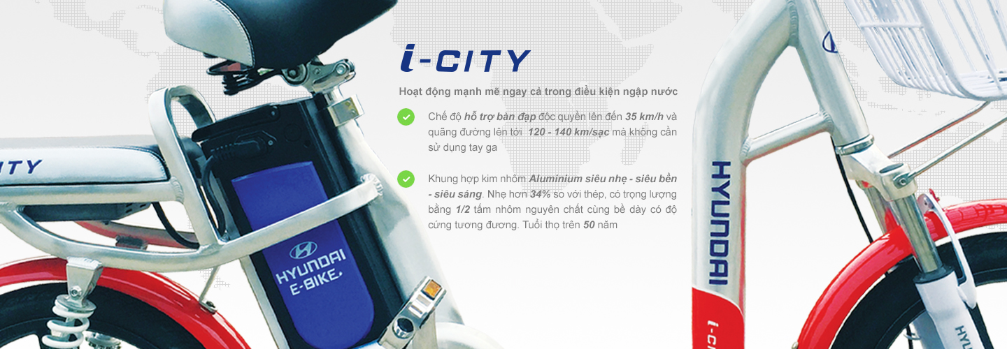 Xe đạp điện Hyundai ICity