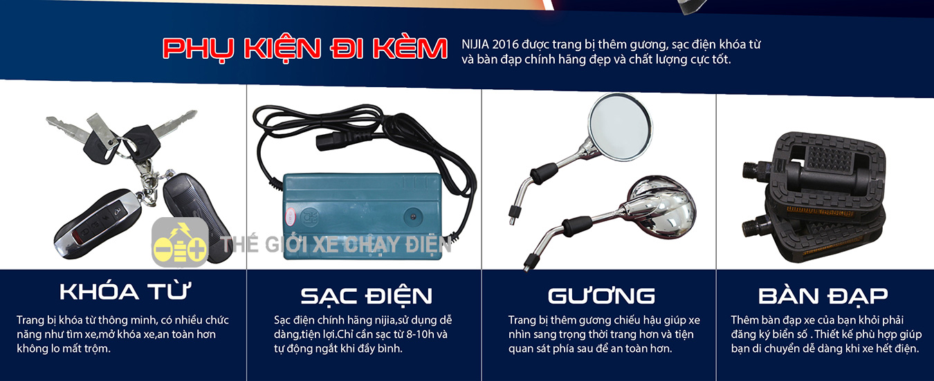 Xe đạp điện Nijia 2016