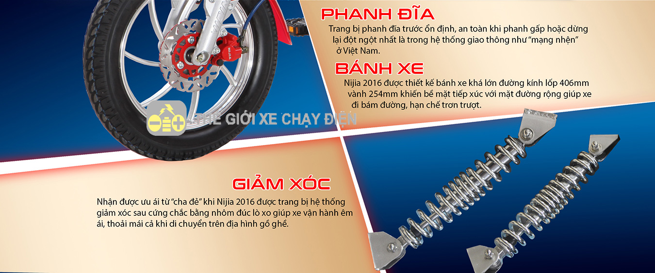 Xe đạp điện Nijia 2016