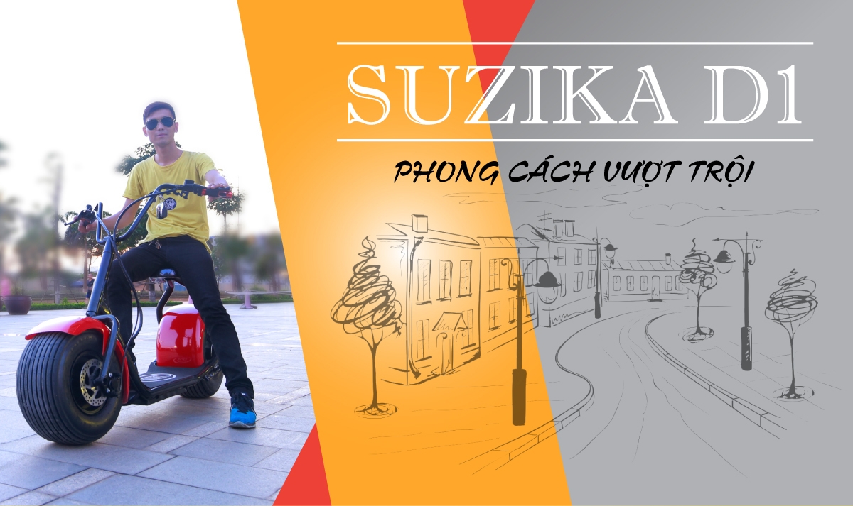 Xe máy điện Suzika D1