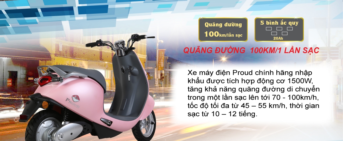 Xe máy điện Aima Pround