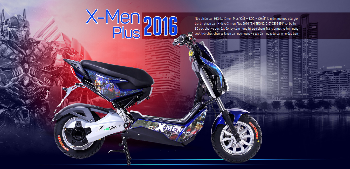 Xe máy điện Hkbike Xmen Plus2
