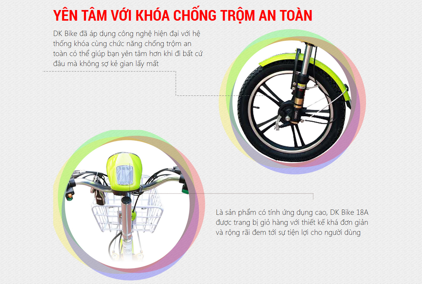 Xe đạp điện Dkbike 18A