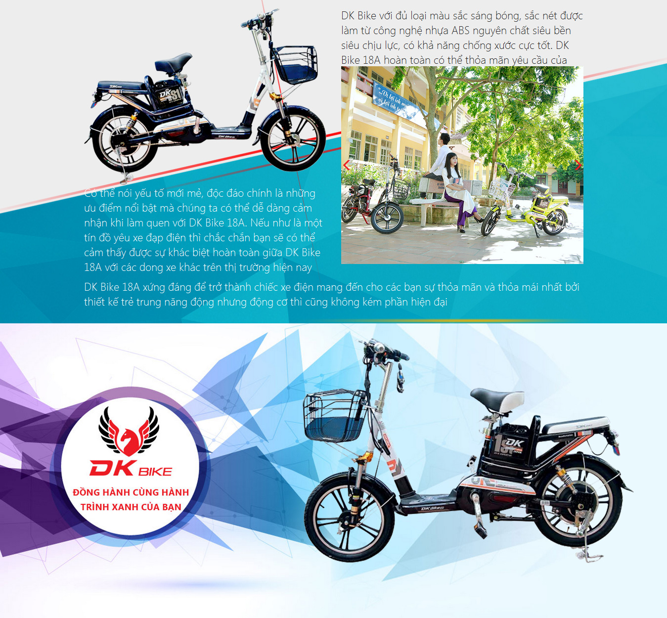 Xe đạp điện Dkbike 18A