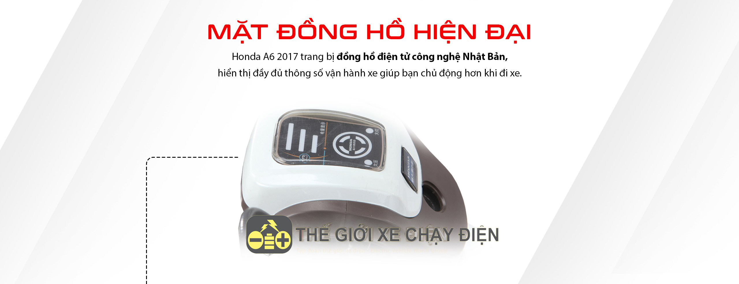 Xe đạp điện Honda A6 Plus