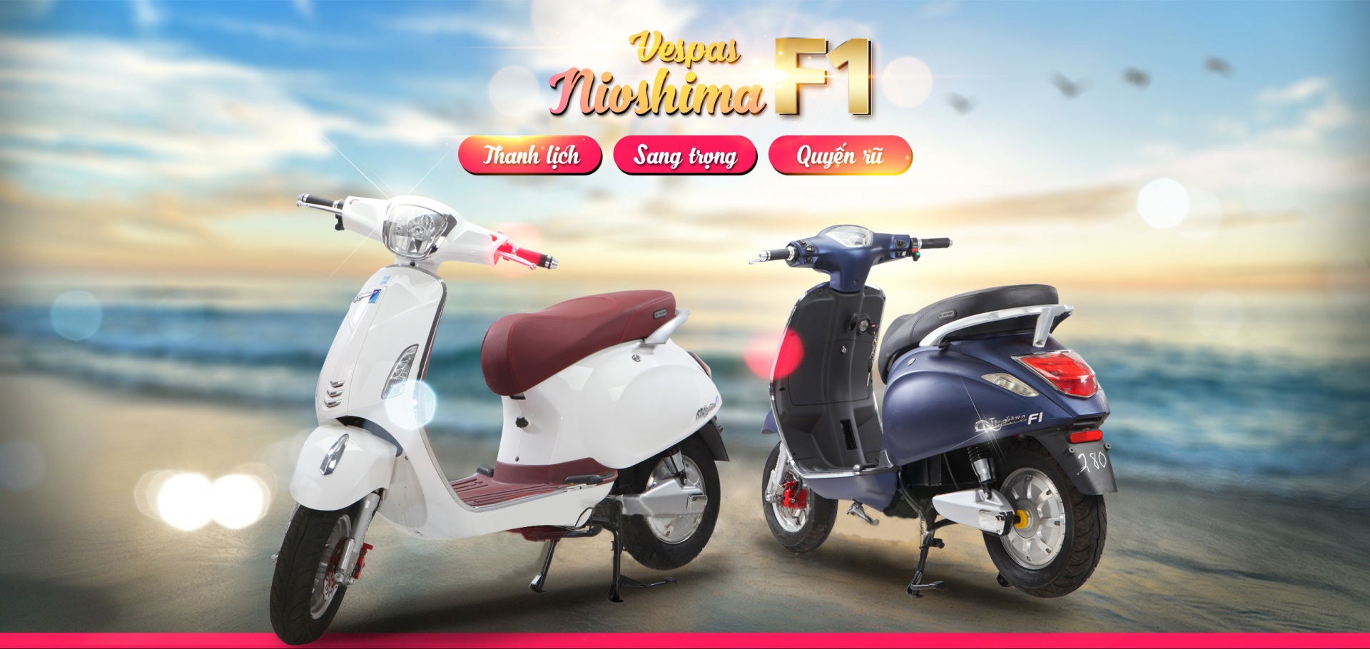 Xe máy điện Vespa Nioshima Plus