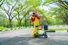 Xe điện gấp Mini E-Scooter giỏ trước và ghế phụ