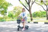 Xe điện gấp Mini E-Scooter giỏ trước và ghế phụ