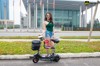 Xe điện gấp Mini E-Scooter giỏ trước và ghế phụ