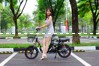 Xe đạp điện sonsu bike nhún sau