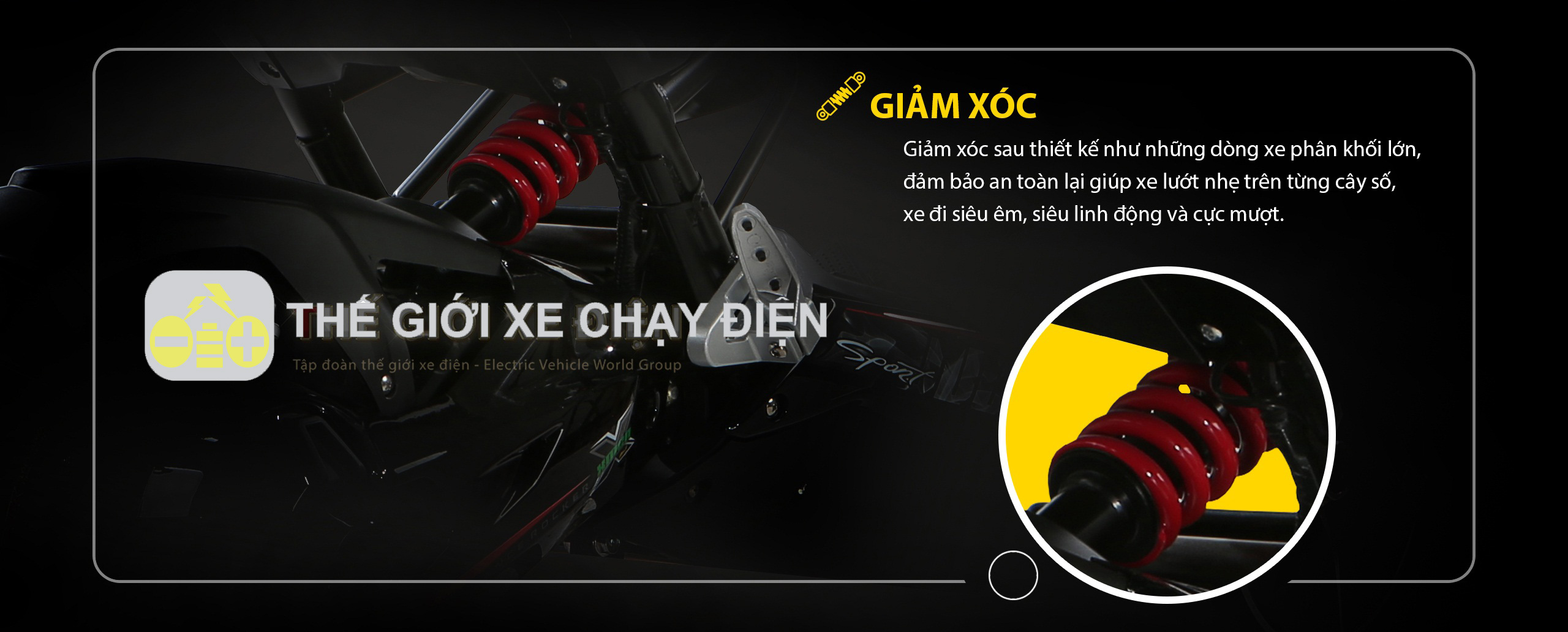 Xe máy điện JVC eco Xmen No.1 thắng cơ