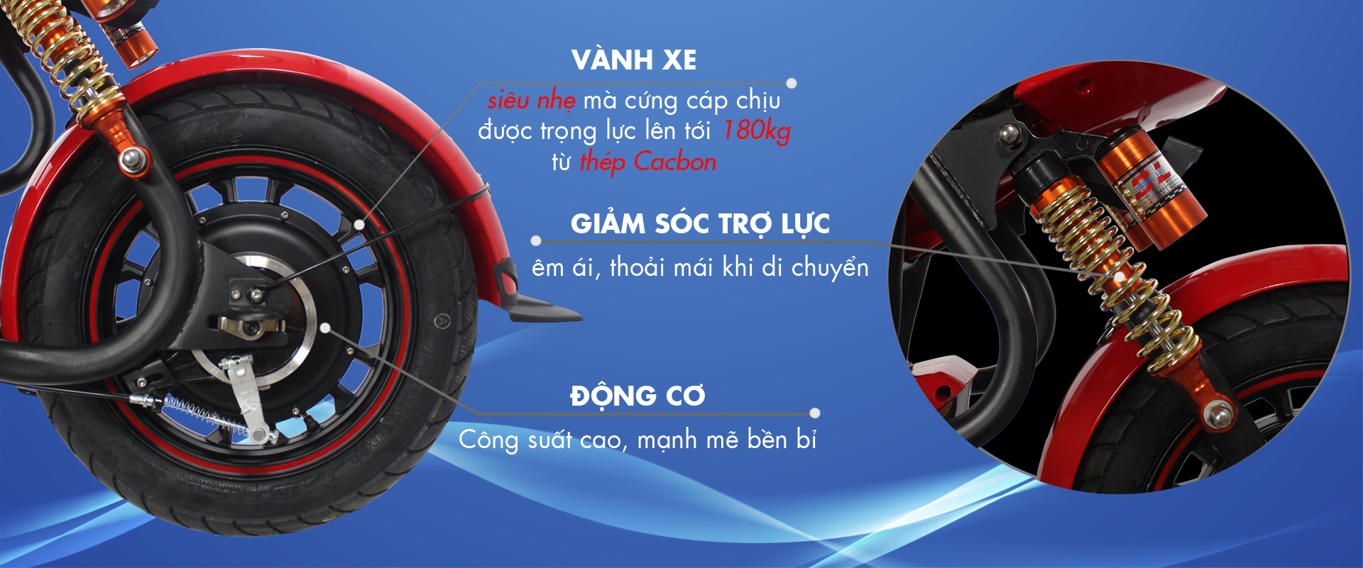 Xe máy điện Detech Espero 133H2