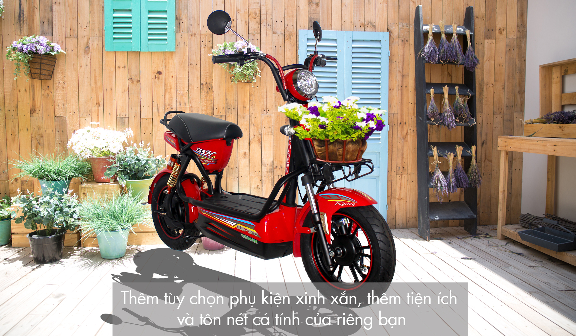 Xe máy điện Detech Espero 133H2