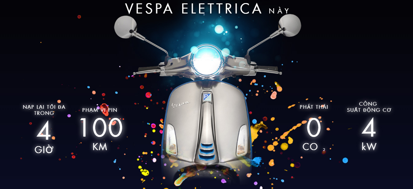 Xe máy điện Vespa Elettrica