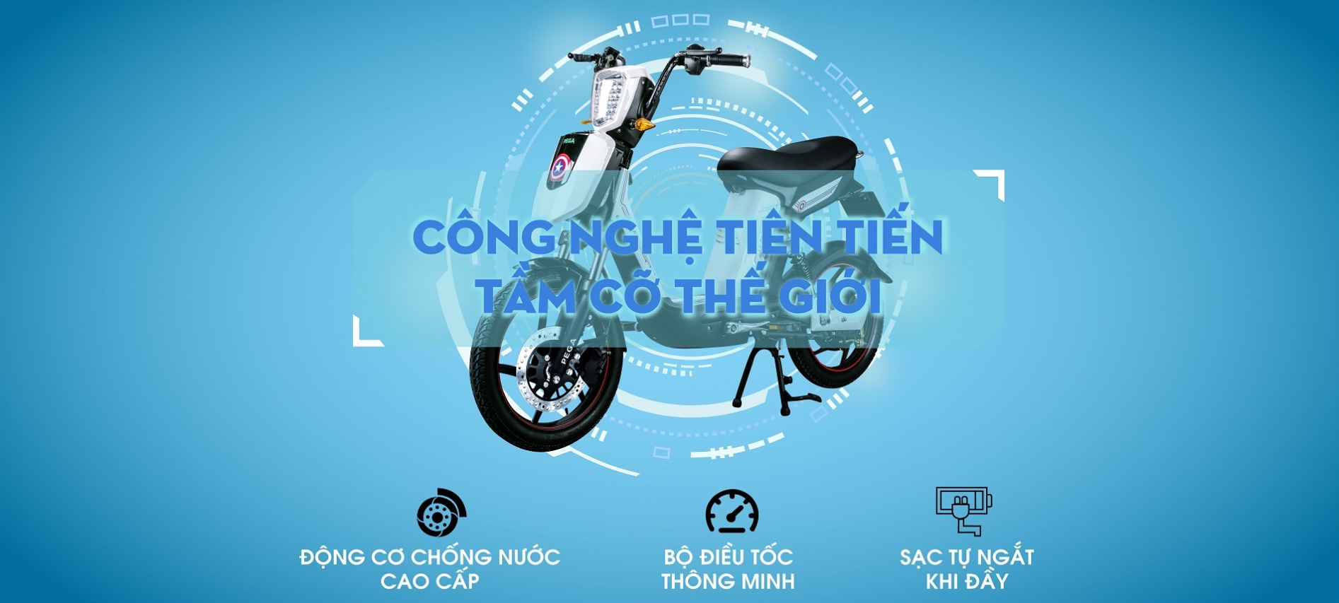 Xe đạp điện Pega Cap A+