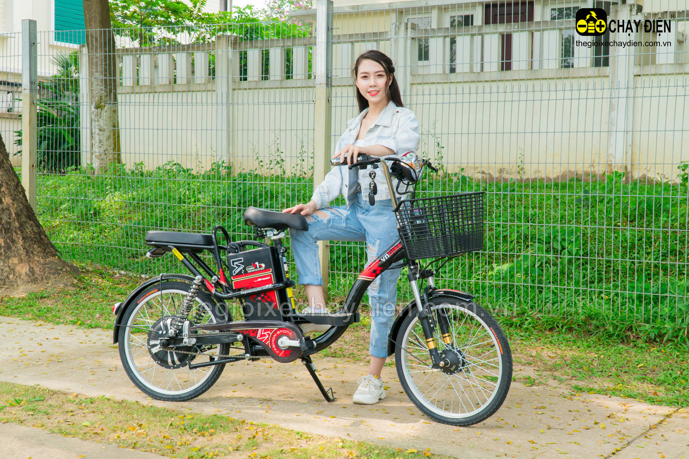 Xe đạp điện Vnbike V1 22inch Plus