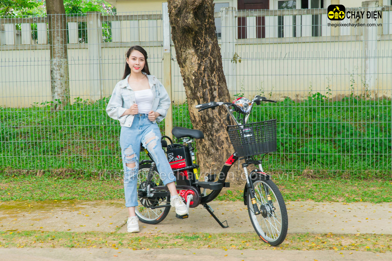 Xe đạp điện Vnbike V1 22inch Plus