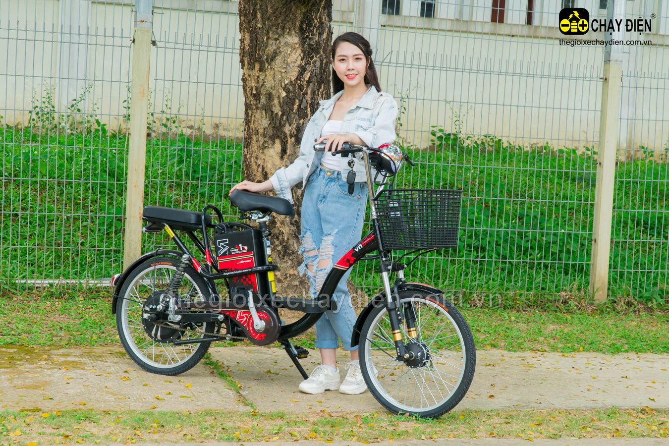 Xe đạp điện Vnbike V1 22inch Plus