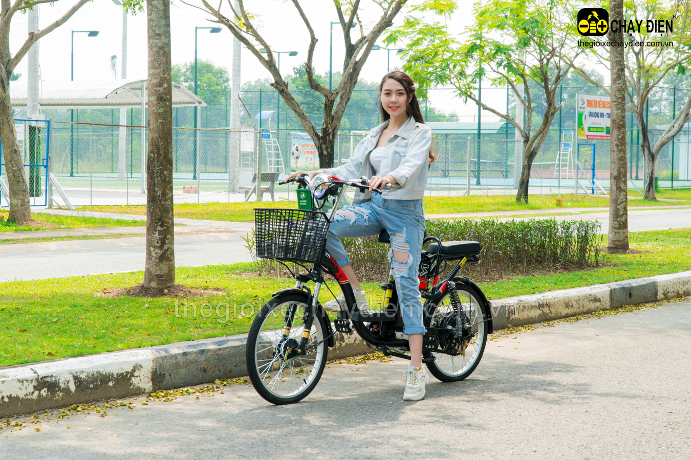 Xe đạp điện Vnbike V1 22inch Plus