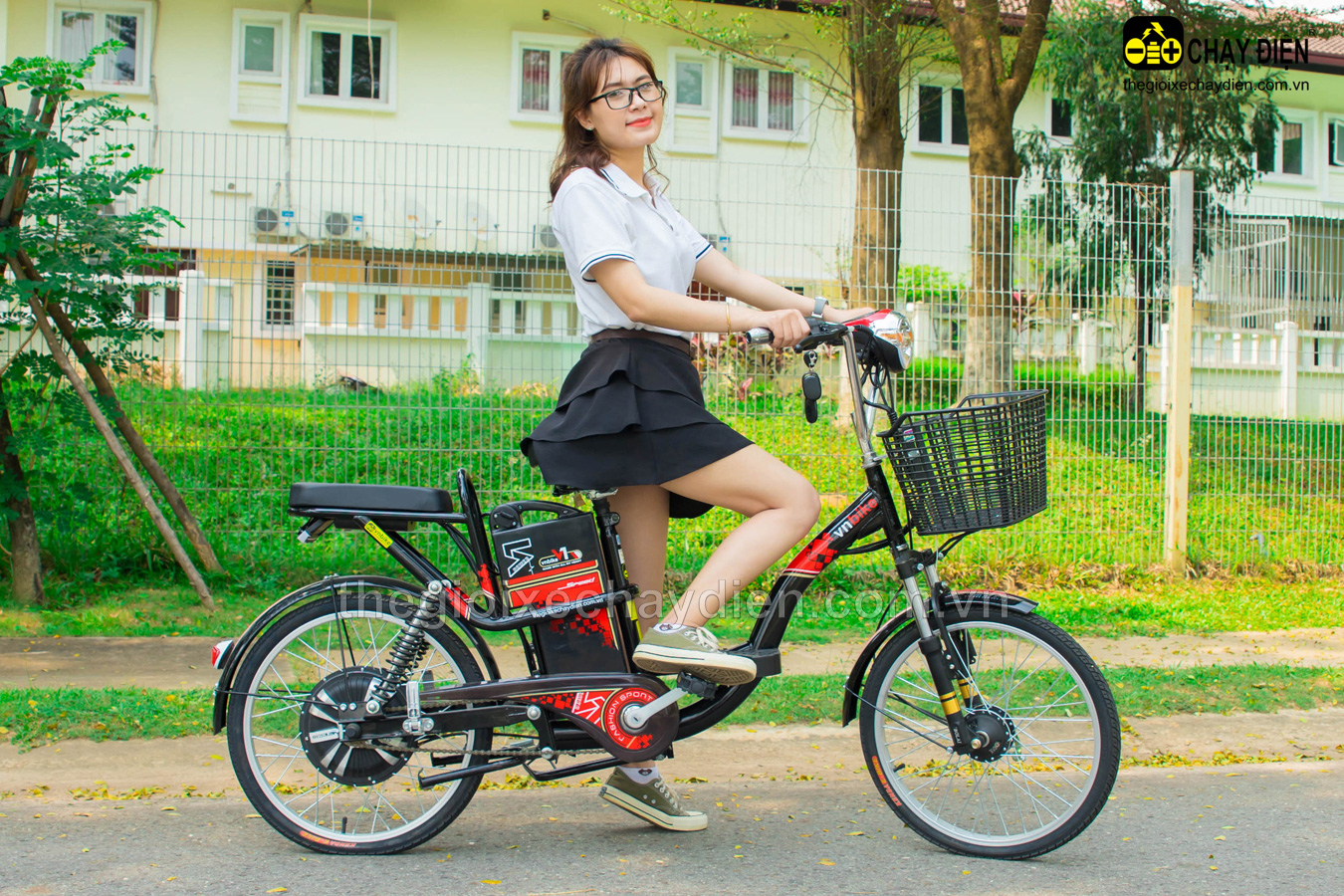 Xe đạp điện Vnbike V1 22inch Plus