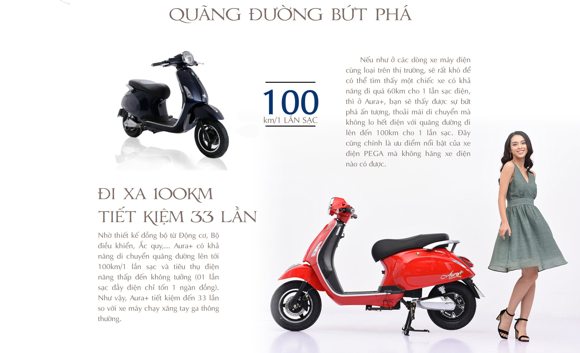 Xe máy điện Pega Aura Plus