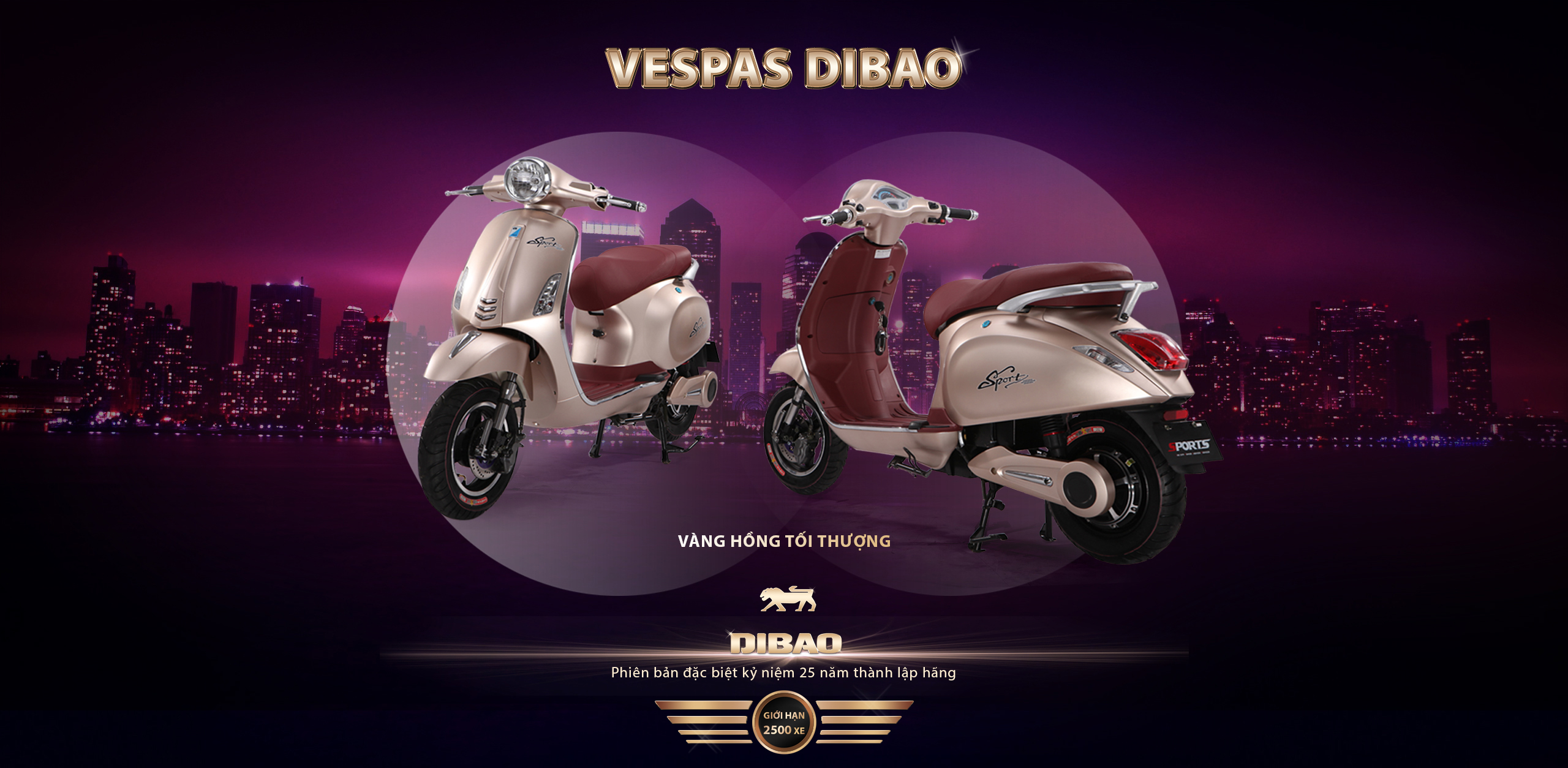 Xe máy điện Vespas Dibao