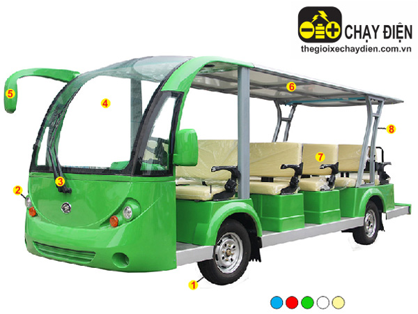 Ô tô điện du lịch 14 chỗ HDK DEL6143K Express Bus 14