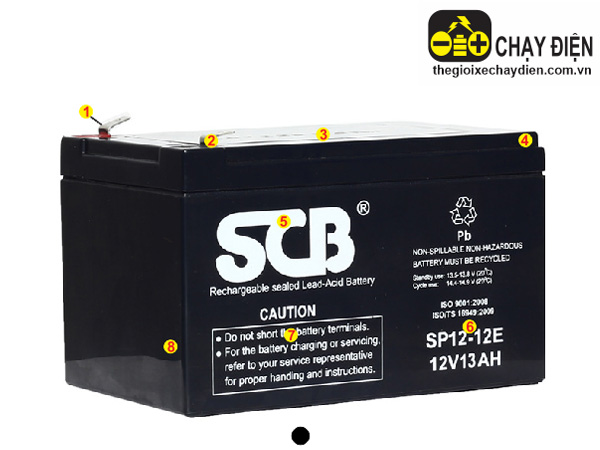 Ắc quy xe đạp điện SCB 12V-12Ah