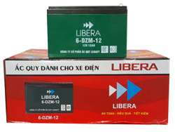 Vỏ hộp Ắc quy xe đạp điện Libera 12V-12Ah có thể dựng 4 bình ắc quy