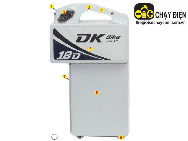 Hộp bình ắc quy xe đạp điện DKBike 18D
