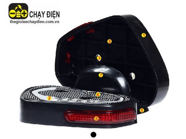 Đế để chân sau xe đạp điện Terra Motors Pride Plus