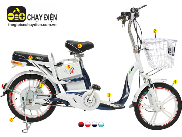 Xe đạp điện Hkbike Zinger Color 2