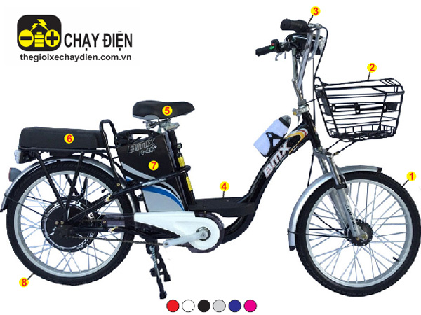 Xe đạp điện Bmx khung sơn 22 inch