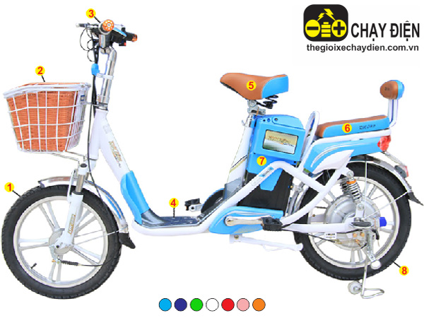 Xe đạp điện Đào khôi Dkbike Hikaru