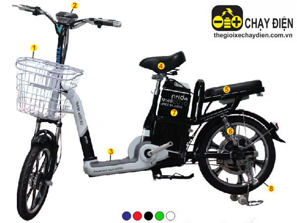 Xe đạp điện Pride Terra Motors chính hãng