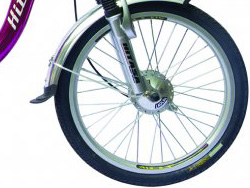 bánh trước Xe đạp điện Hitasa Inox màu 22