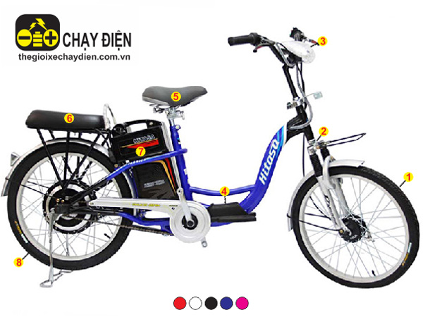 Xe đạp điện Hitasa Min-8 vành 22